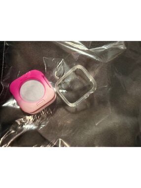 Pink to Clear Gradient Protective Case for Smartwatch